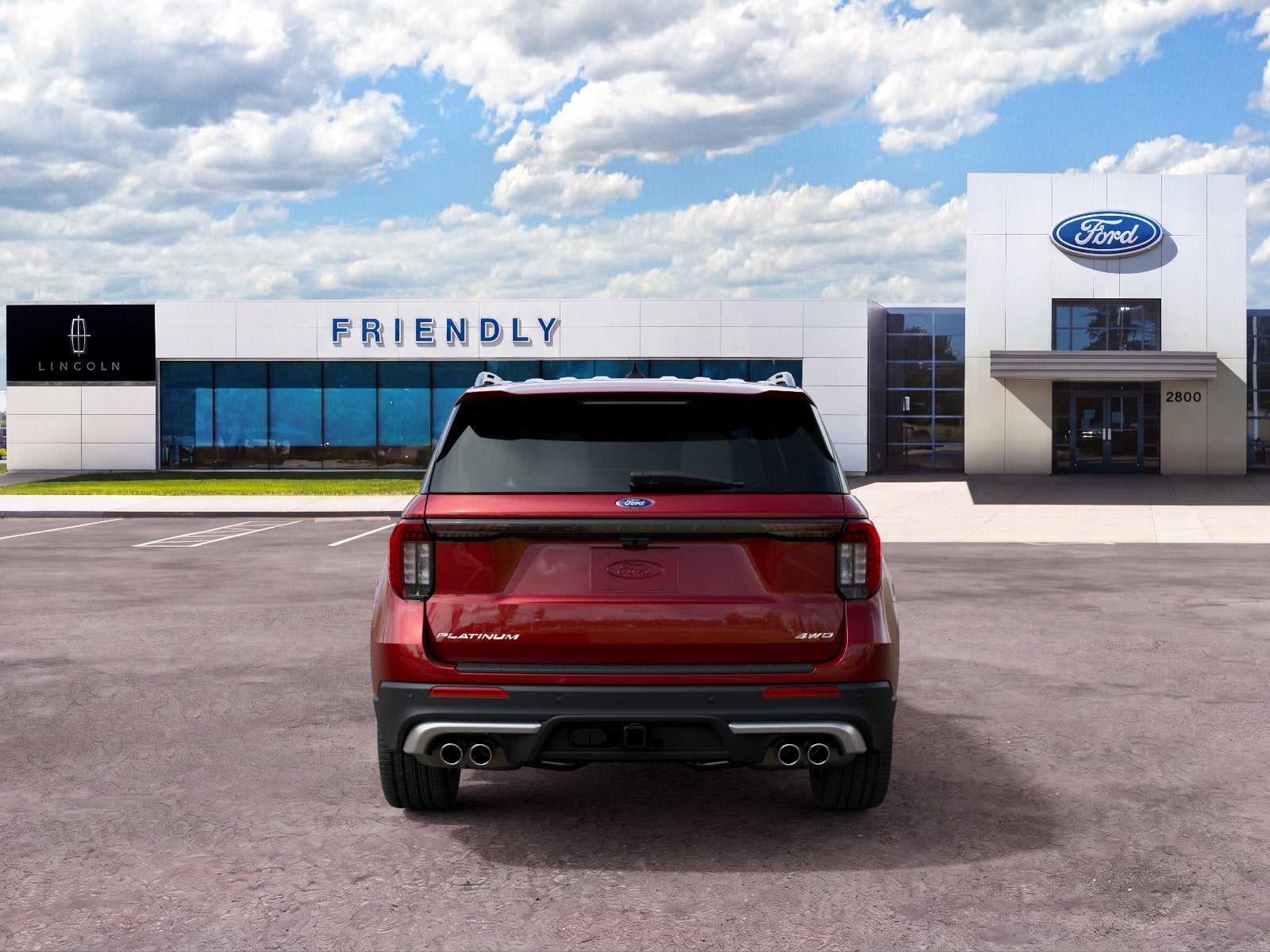 2027 Ford Explorer 4-Door 4DR 4WD PLTNM