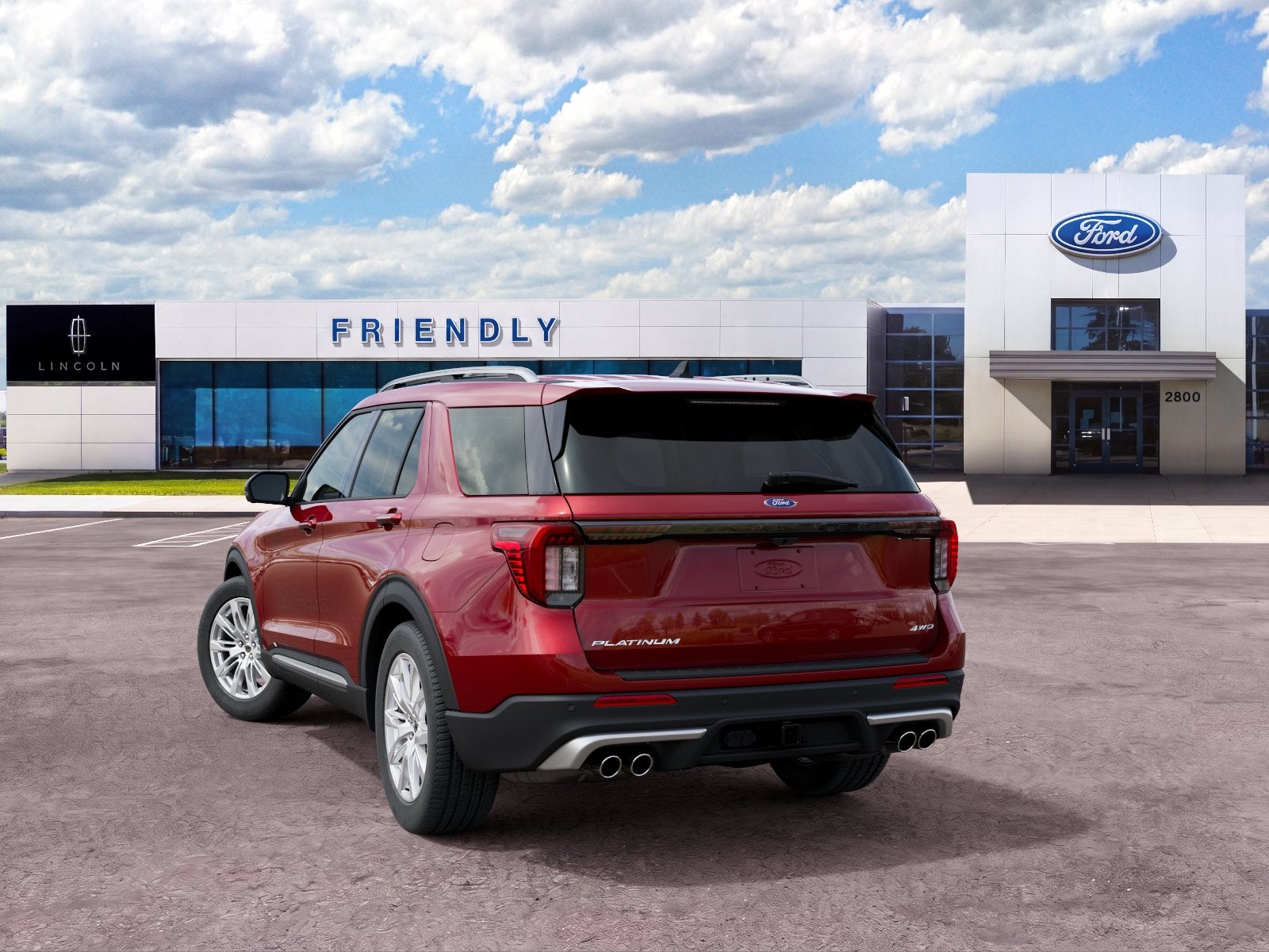 2027 Ford Explorer 4-Door 4DR 4WD PLTNM
