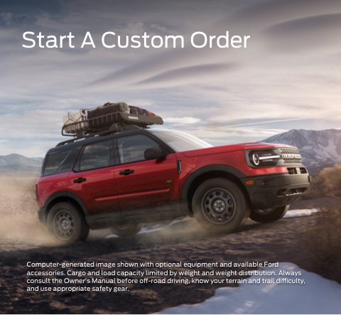 Start a custom order | Friendly Ford, Inc. in Monroe MI