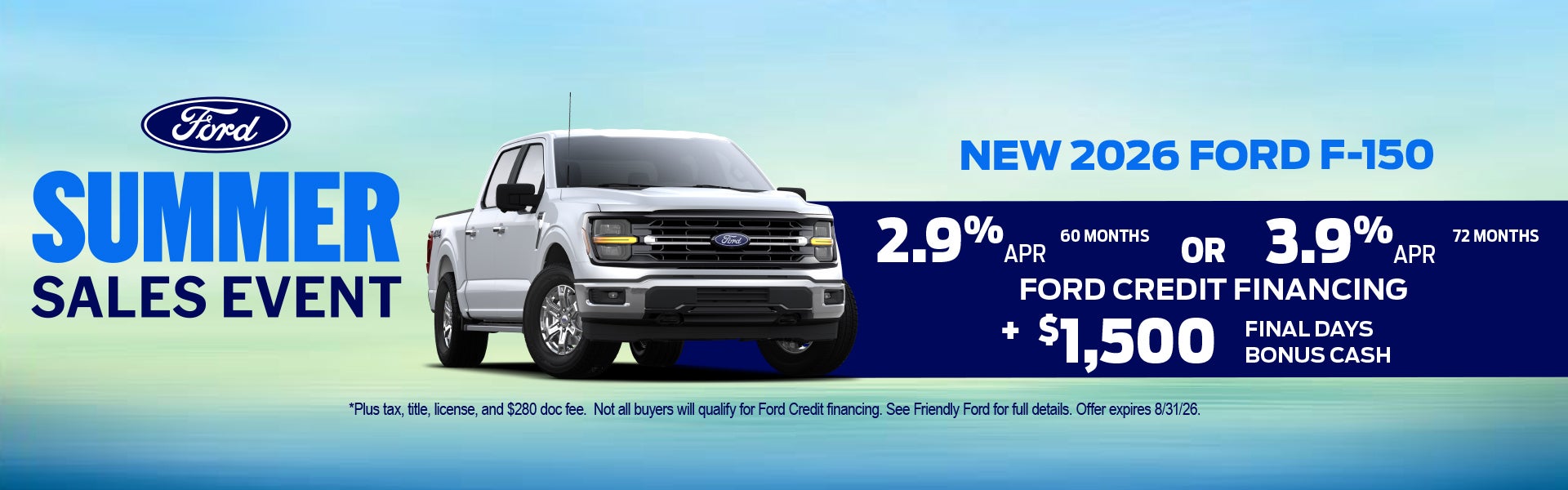New Ford 2026 F-150