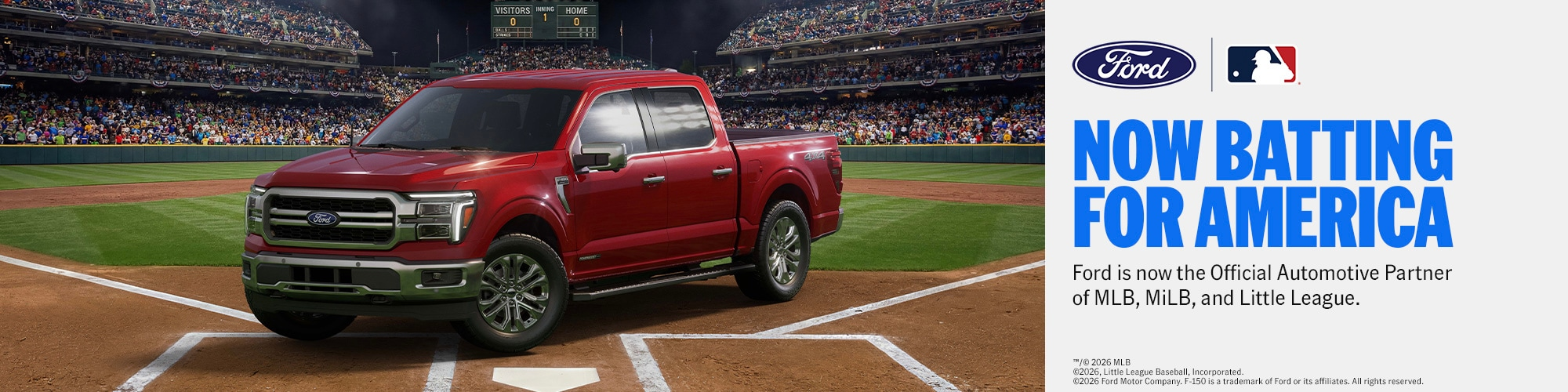 Ford Now Batting for America at Friendly Ford, Inc. in Monroe MI