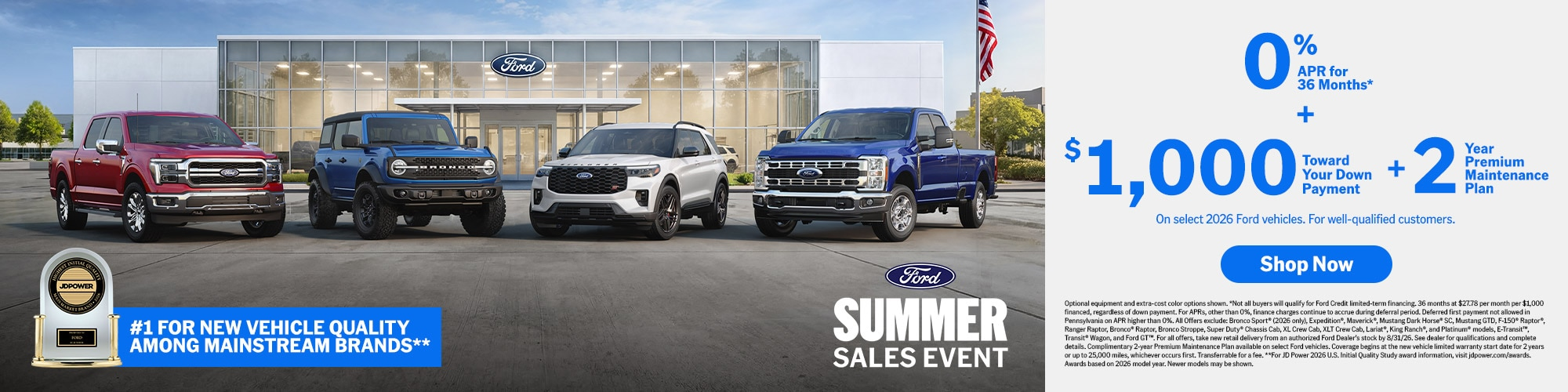 Summer Sales Event at Friendly Ford, Inc. in Monroe MI